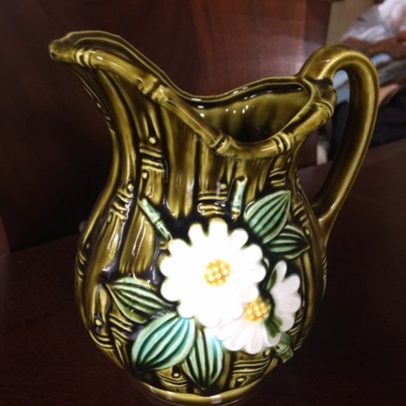 Vintage 70's Ceramic Pitcher Made in Japan - Picture 1 of 4